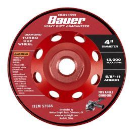 harbor freight concrete grinding wheel